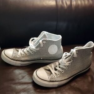 Converse All Star Womens SIZE 10  Black Mason Ox High Top Sneakers Shoes 562460F